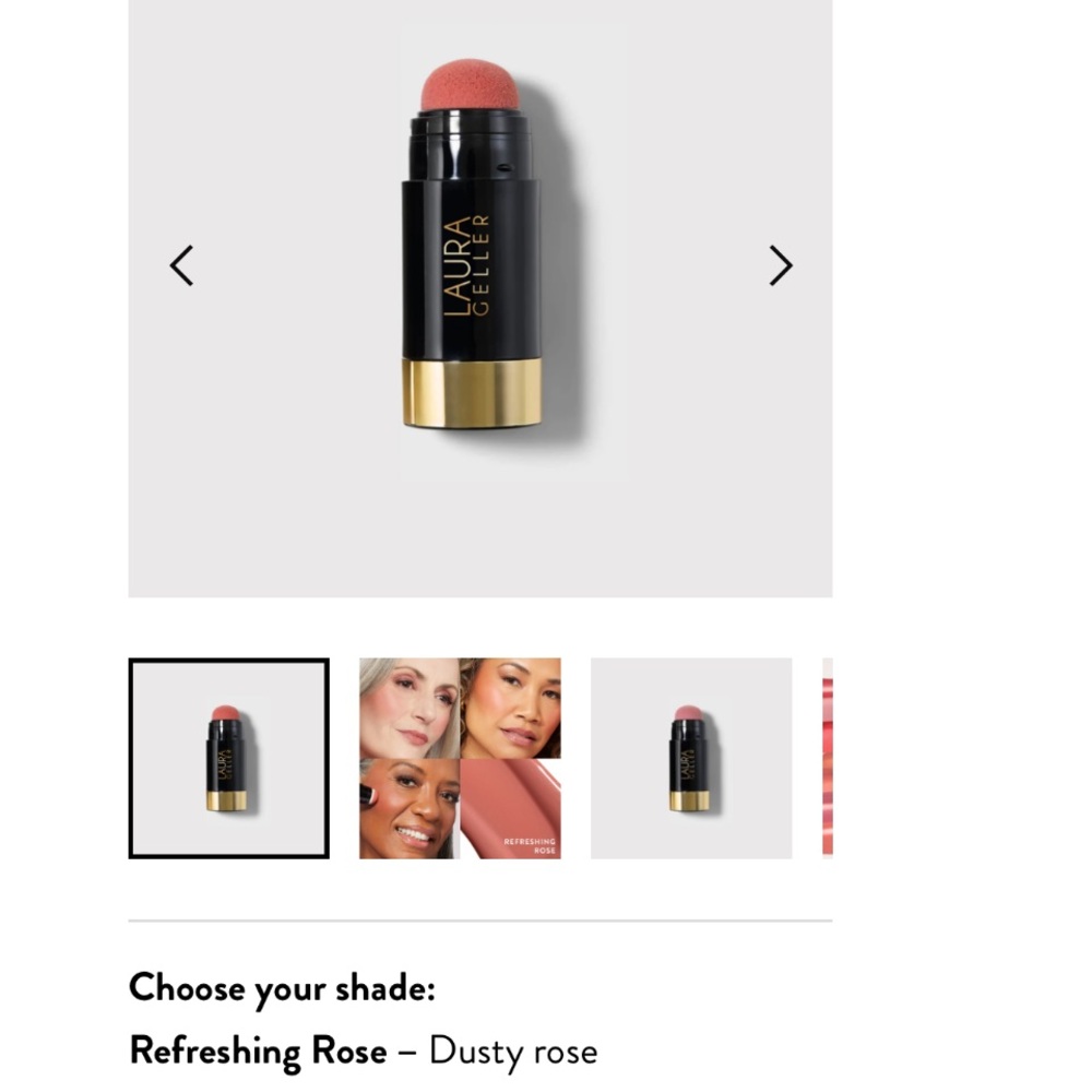Laura Geller Serum blush Cheek Tint FARD A JOUES (Shade Refreshing 🌹 - Picture 4 of 13